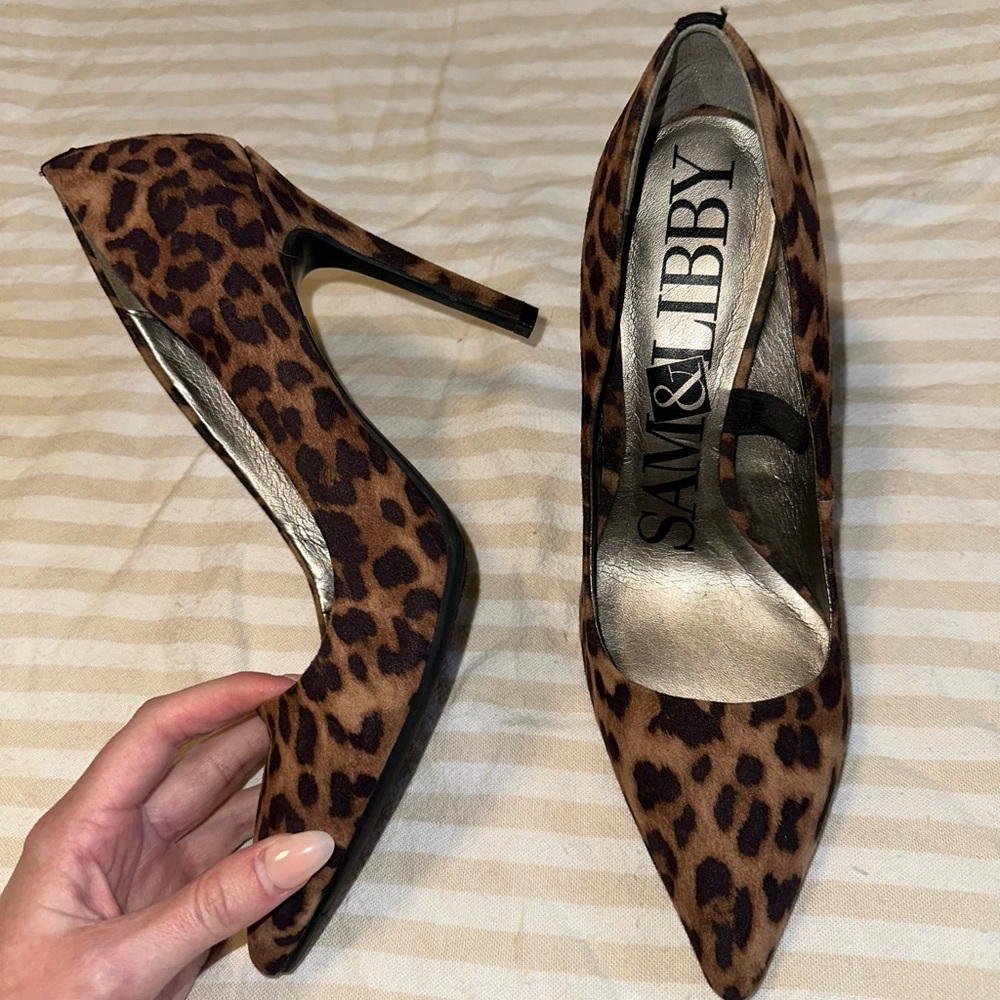 Sam & Libby Cheetah Heels
